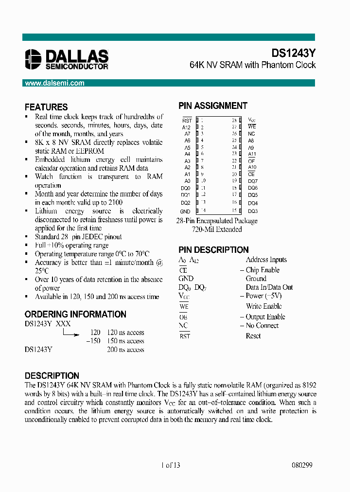 DS1243Y-150_529741.PDF Datasheet