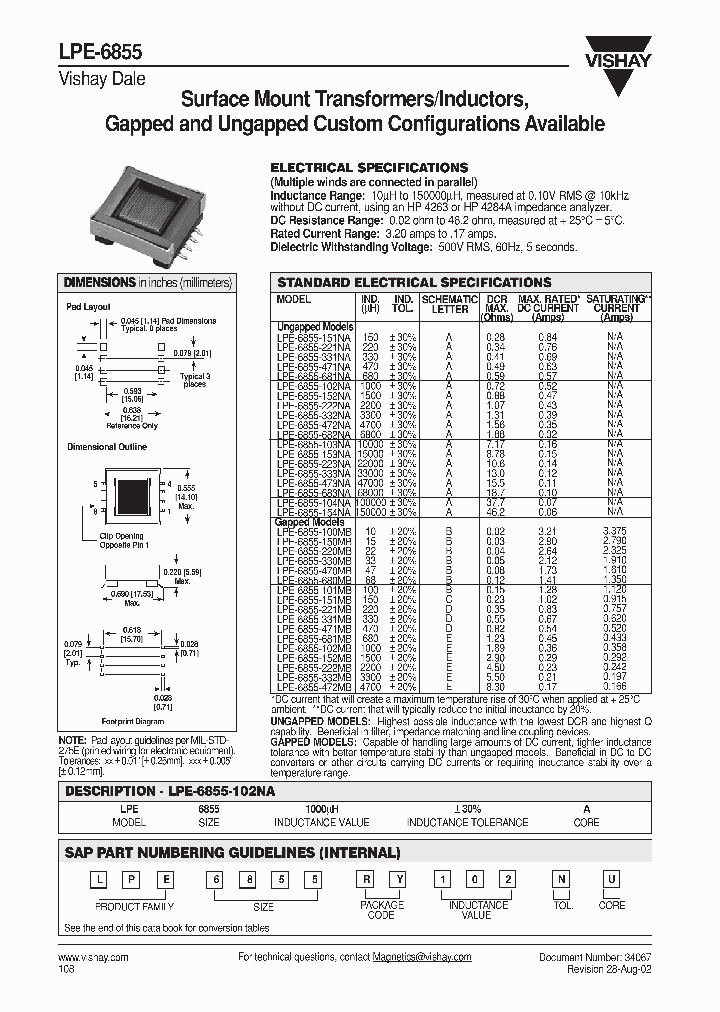 LPE-6855_623933.PDF Datasheet