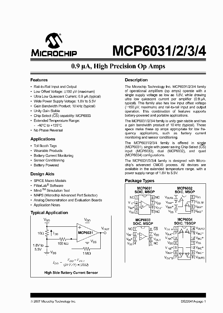 MCP6034TEMS_536328.PDF Datasheet