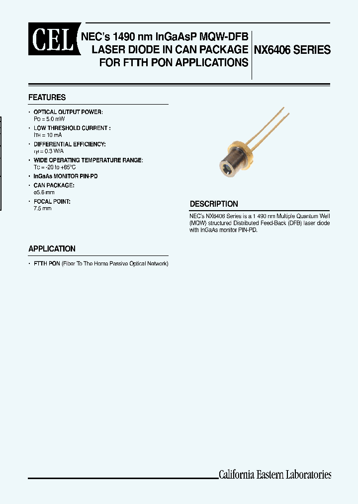 NX6406_536254.PDF Datasheet
