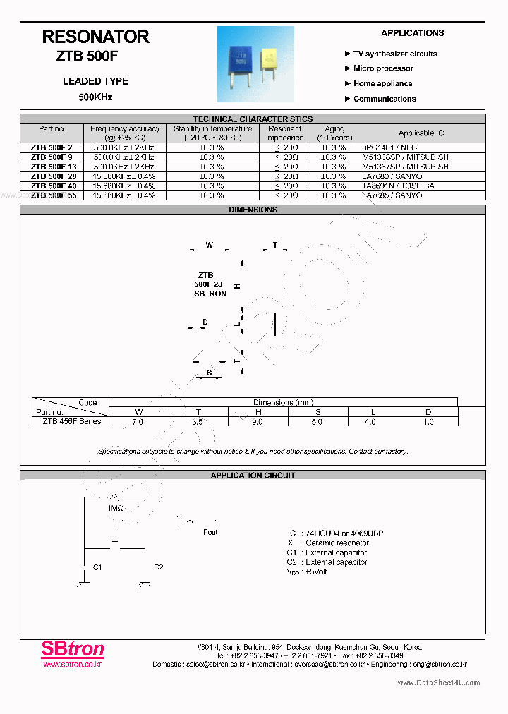 ZTB500F_494020.PDF Datasheet