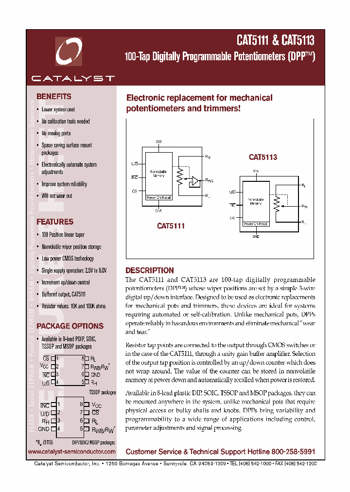 CAT5111PI-00_538533.PDF Datasheet