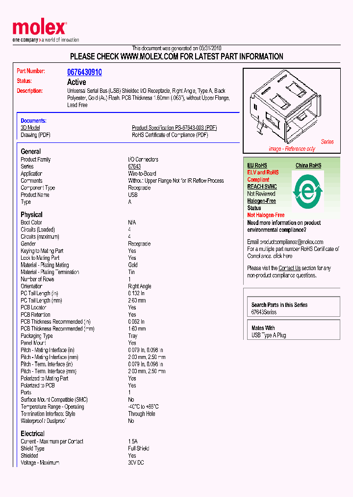 67643-0910_920121.PDF Datasheet