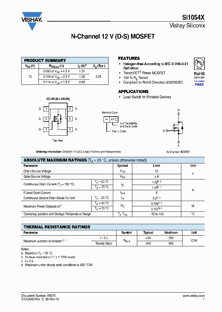 SI1054X-T1-GE3_541109.PDF Datasheet