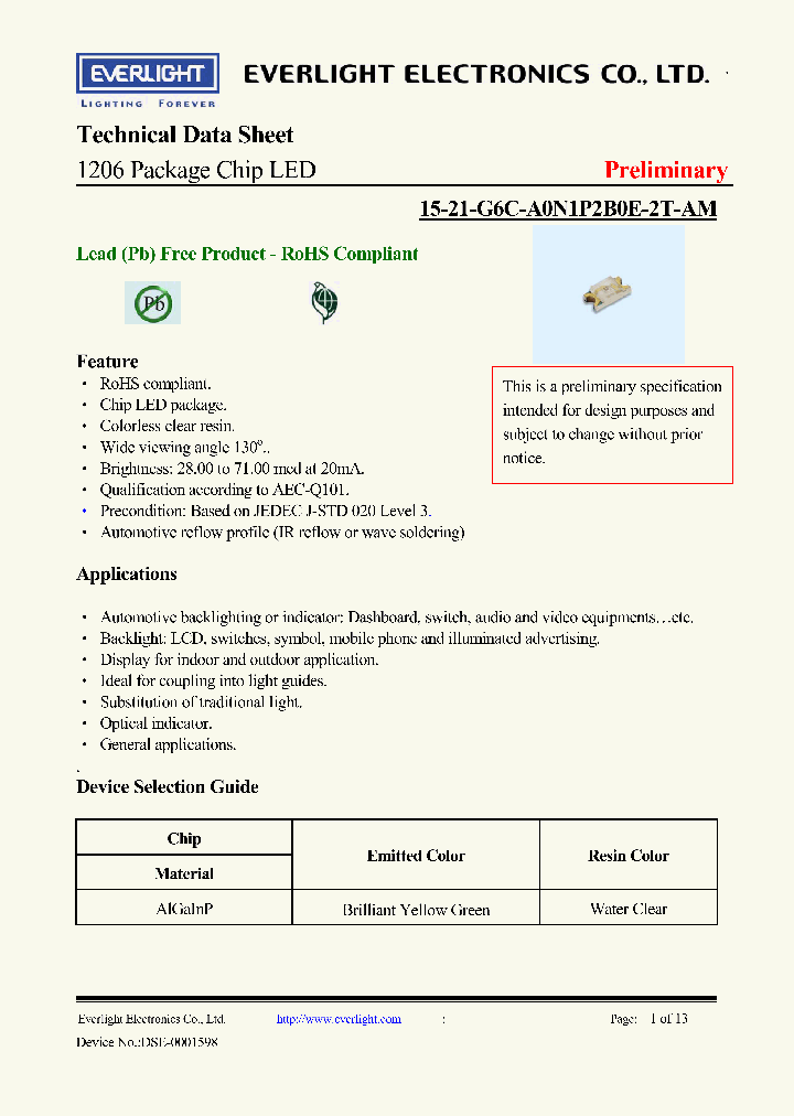 15-21-G6C-A0N1P2B0E-2T-AM_920326.PDF Datasheet