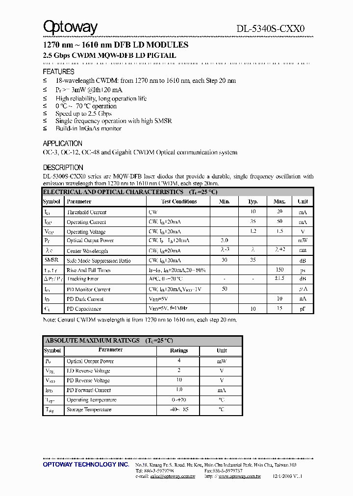 DL-5345-C330-VXS_545545.PDF Datasheet