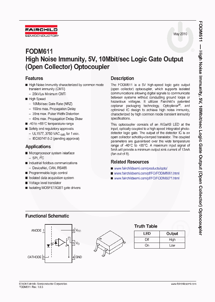 FODM611_546075.PDF Datasheet