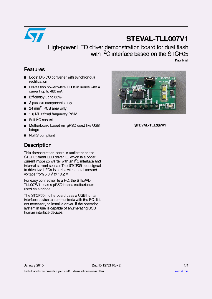 STEVAL-TLL007V1_549249.PDF Datasheet