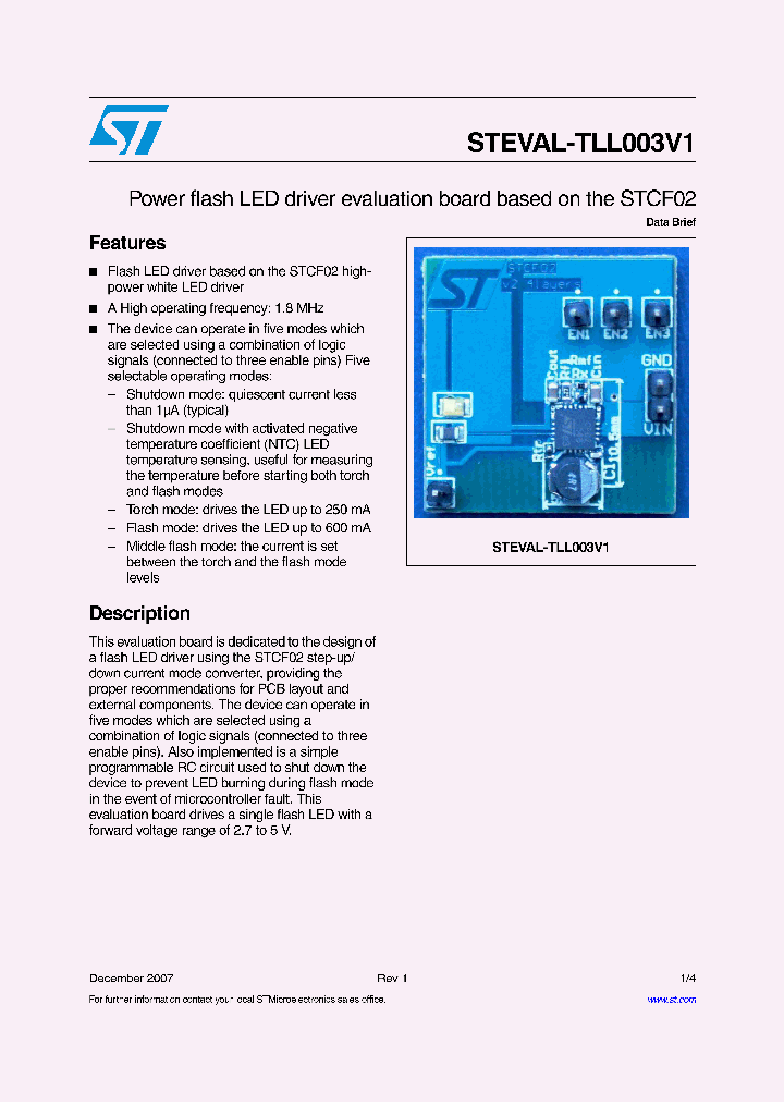 STEVAL-TLL003V1_549245.PDF Datasheet
