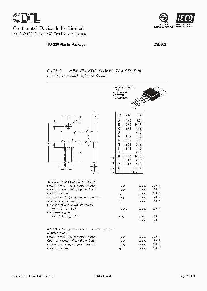 CSD362O_552013.PDF Datasheet