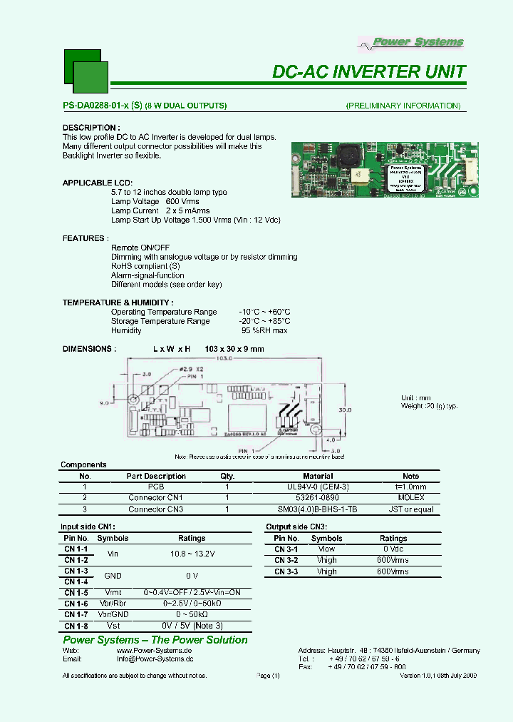 PS-DA0288-01-XS_923796.PDF Datasheet