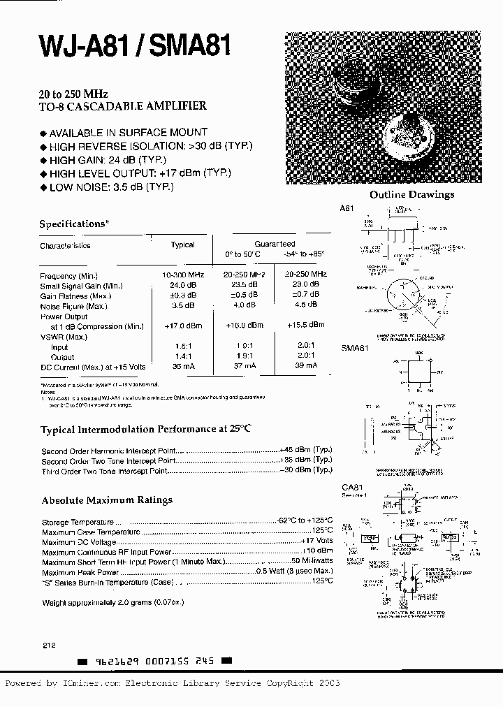 WJ-A81_554315.PDF Datasheet