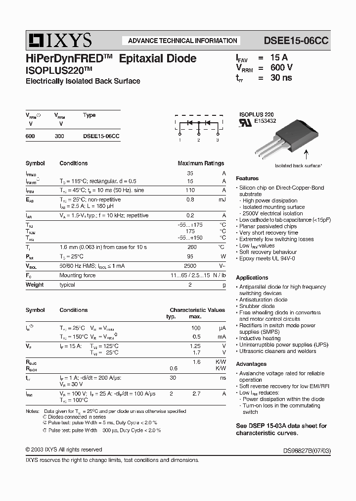 DSEE15-06CC_644964.PDF Datasheet