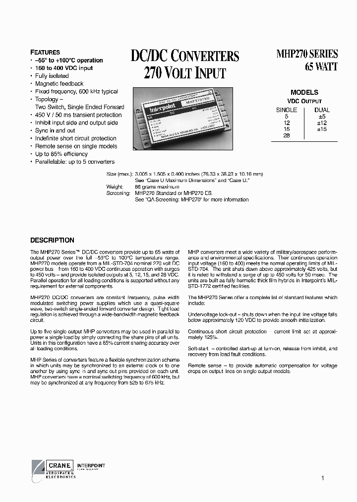 MHP27005DES_559059.PDF Datasheet