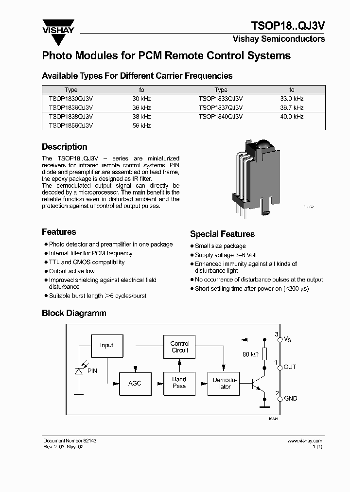 TSOP18QJ3V_649771.PDF Datasheet