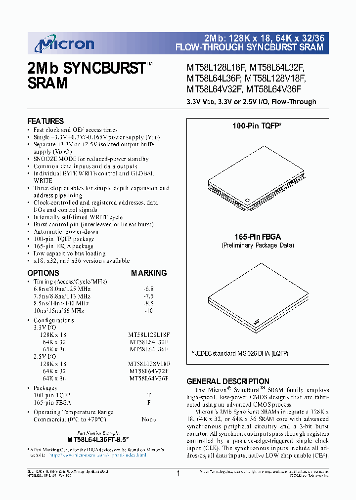 MT58L128L18F_560598.PDF Datasheet