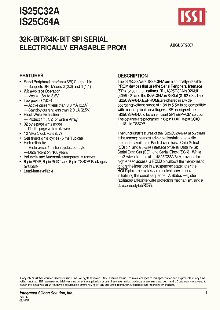 IS25C32A-3PLA1_560757.PDF Datasheet