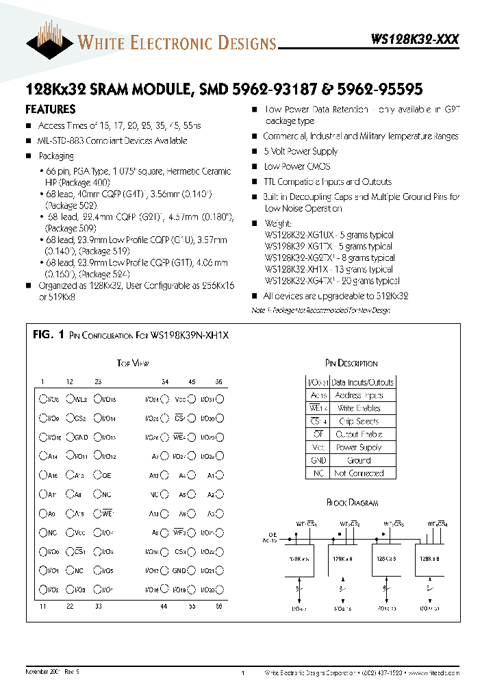 WS128K32N-35H1I_560889.PDF Datasheet