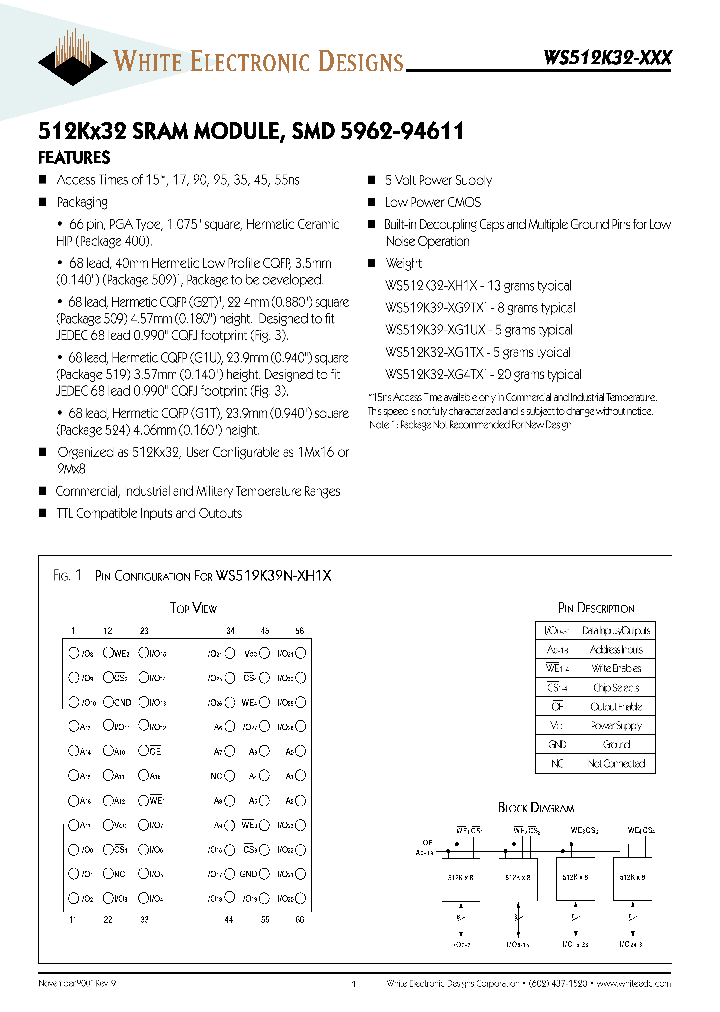 WS512K32N-35H1CA_560896.PDF Datasheet