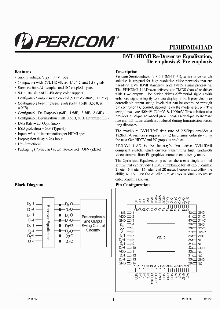 PI3HDMI411AD_560966.PDF Datasheet