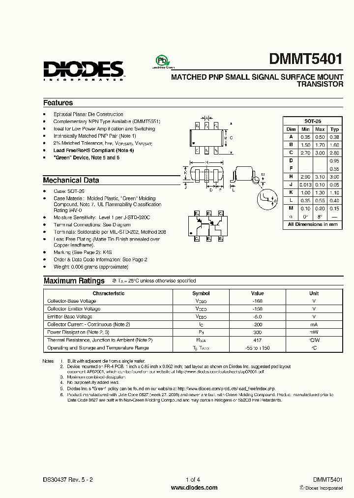 DMMT5401-7-F_562124.PDF Datasheet
