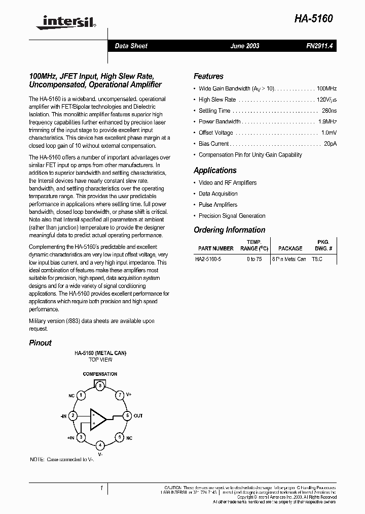 HA-5160_656382.PDF Datasheet