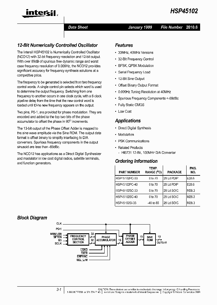 HSP45102_657426.PDF Datasheet