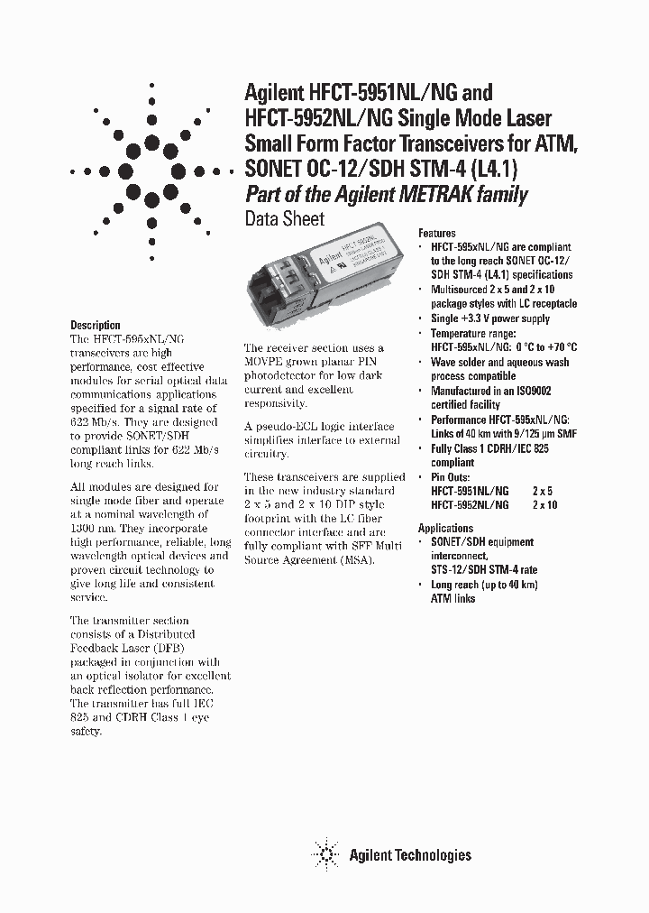 HFCT-5951NG_659044.PDF Datasheet