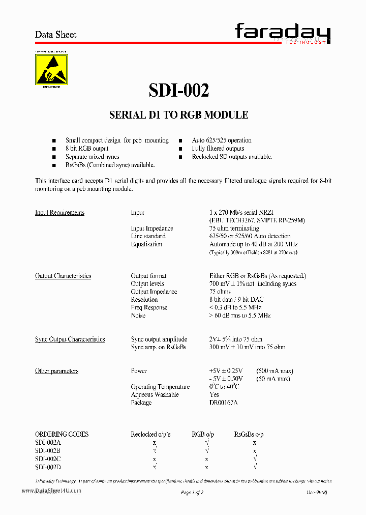 SDI-002_533103.PDF Datasheet