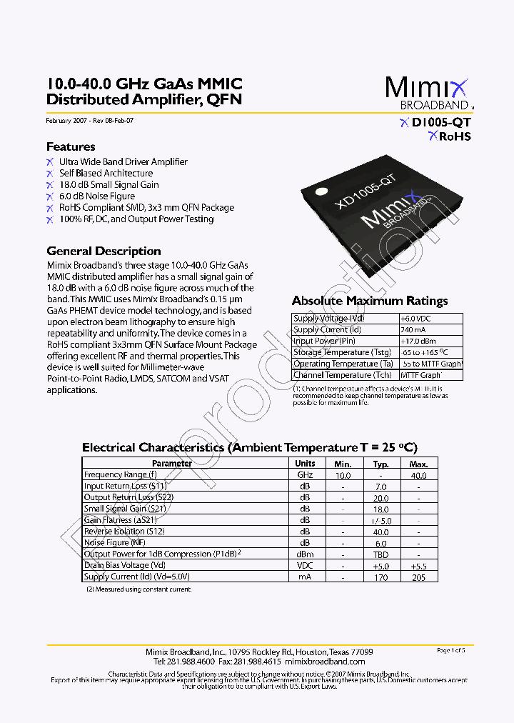 XD1005-QT-EV1_571539.PDF Datasheet