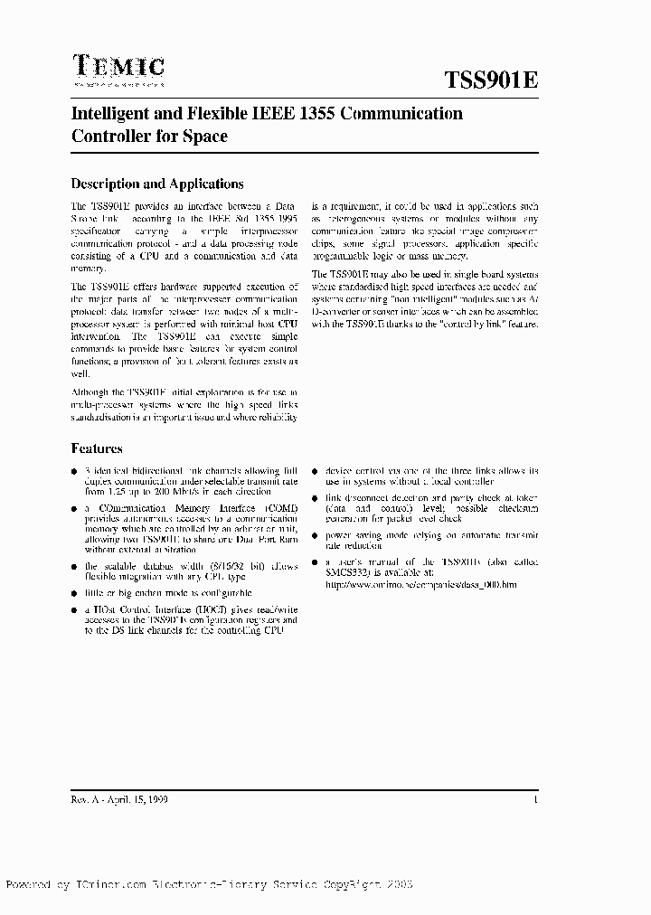 TSS901EMA883_573778.PDF Datasheet