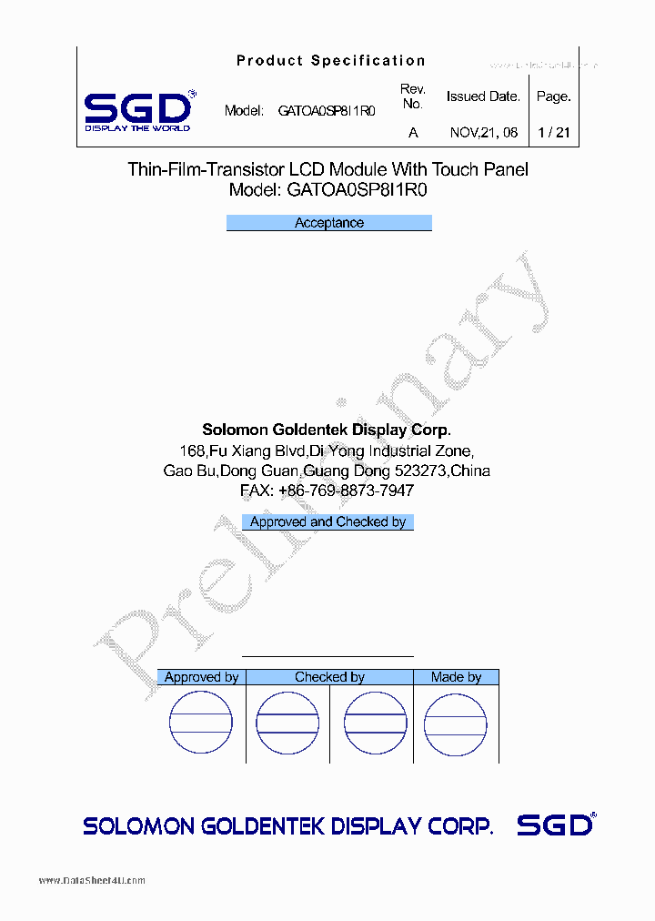 GATOA0SP8I1R0_537029.PDF Datasheet