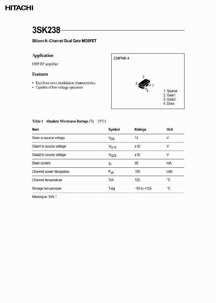 3SK238_579365.PDF Datasheet