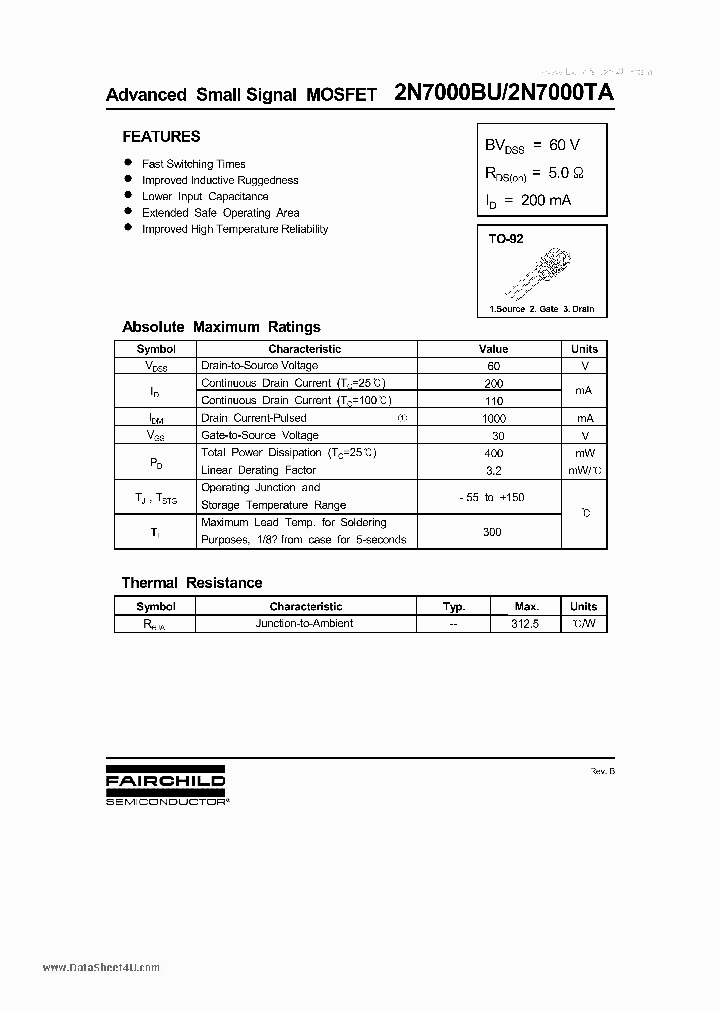 2N7000BU_539674.PDF Datasheet