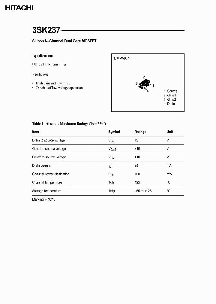 3SK237_579361.PDF Datasheet