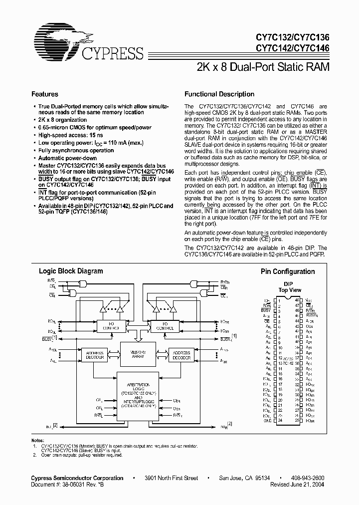 CY7C132-35PC_690517.PDF Datasheet