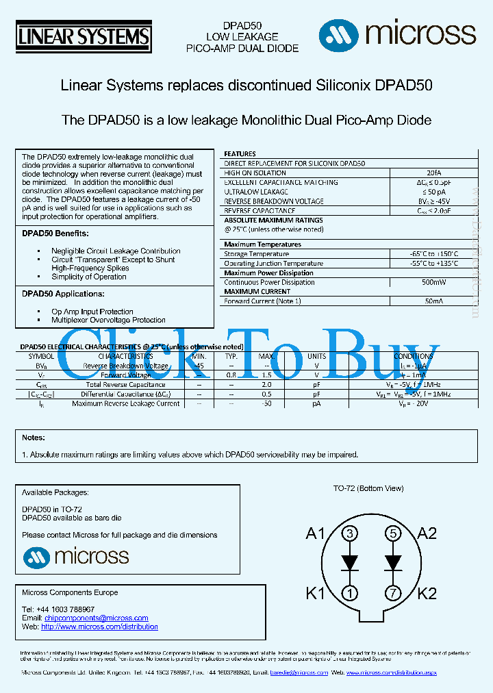 DPAD50_541026.PDF Datasheet