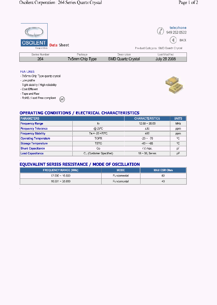 264-120M-20-S-TR_940811.PDF Datasheet