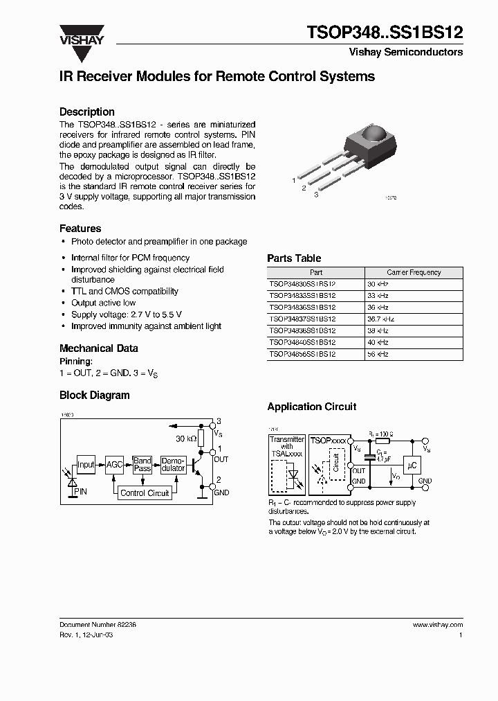 TSOP348SS1BS12_695079.PDF Datasheet