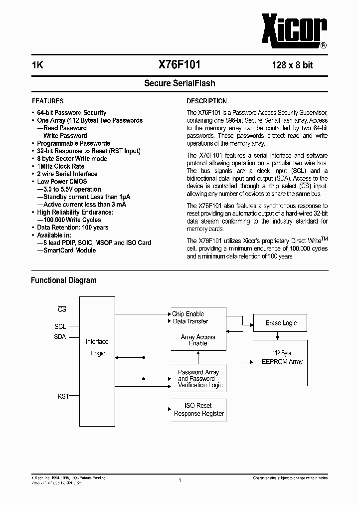 X76F101S-30_587733.PDF Datasheet