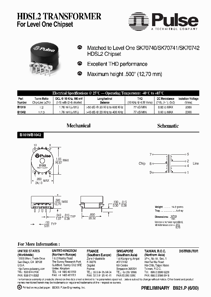 B1019_588534.PDF Datasheet