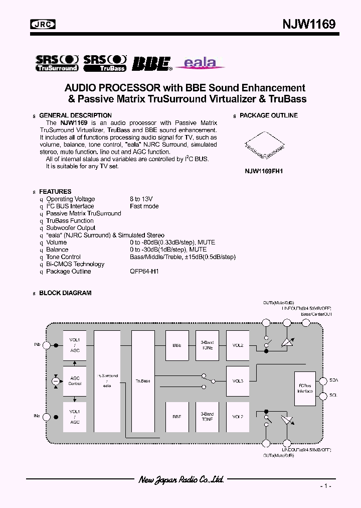 NJW1169_588971.PDF Datasheet