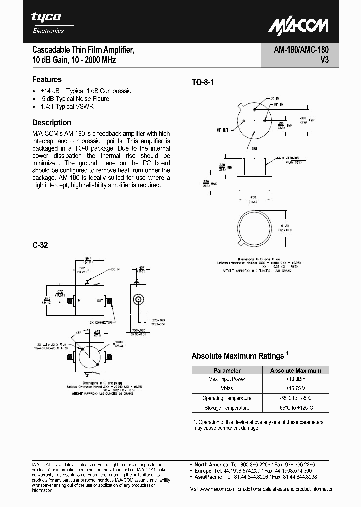 AMC-180SMA_942729.PDF Datasheet