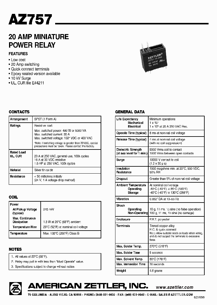 AZ757-1A-18D_942971.PDF Datasheet