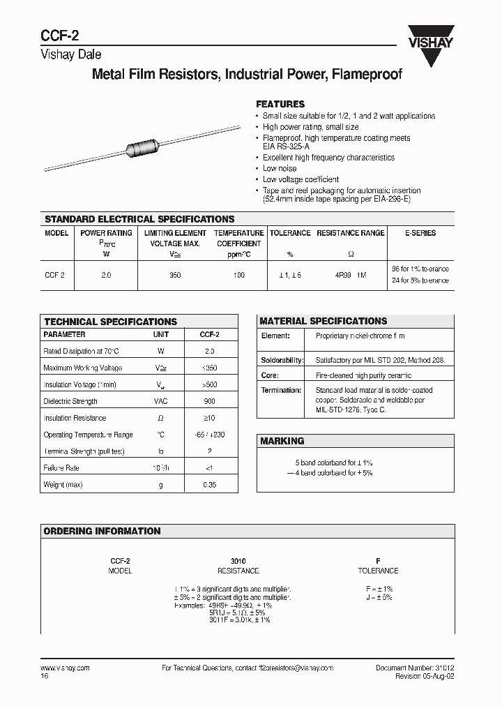 CCF-2_714481.PDF Datasheet