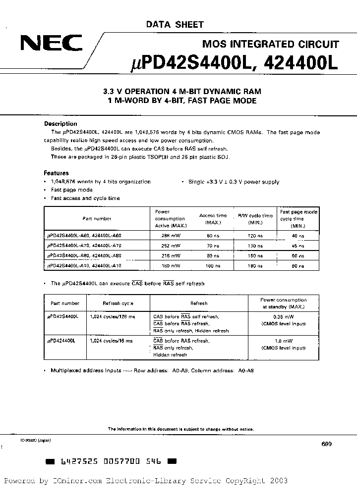 UPD424400LLA-A80_598587.PDF Datasheet