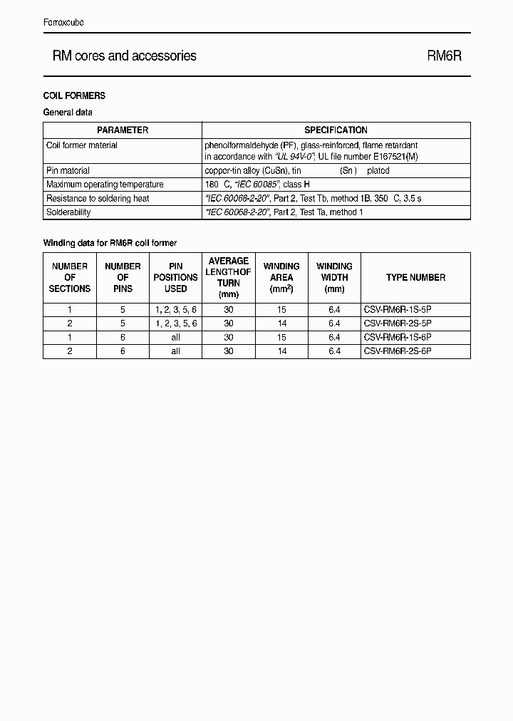 CSV-RM6R-1S-5P_943839.PDF Datasheet