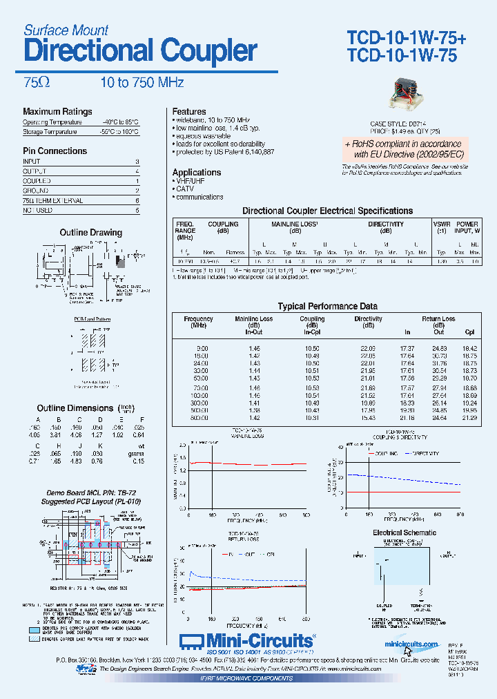 TCD-10-1W-75_943912.PDF Datasheet
