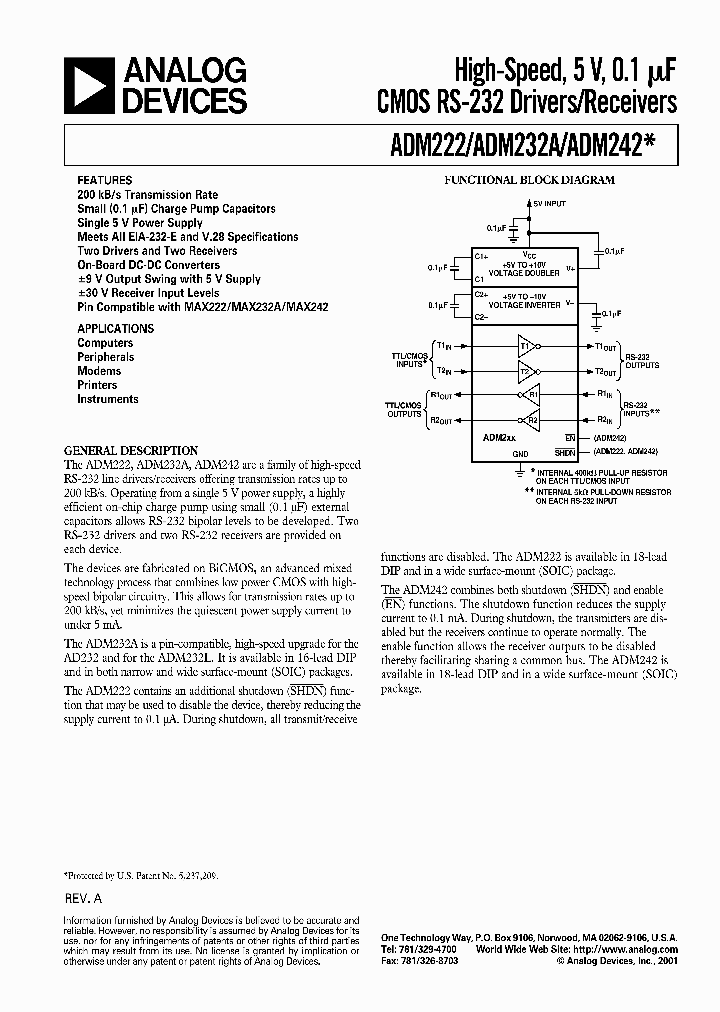 ADM222_716441.PDF Datasheet