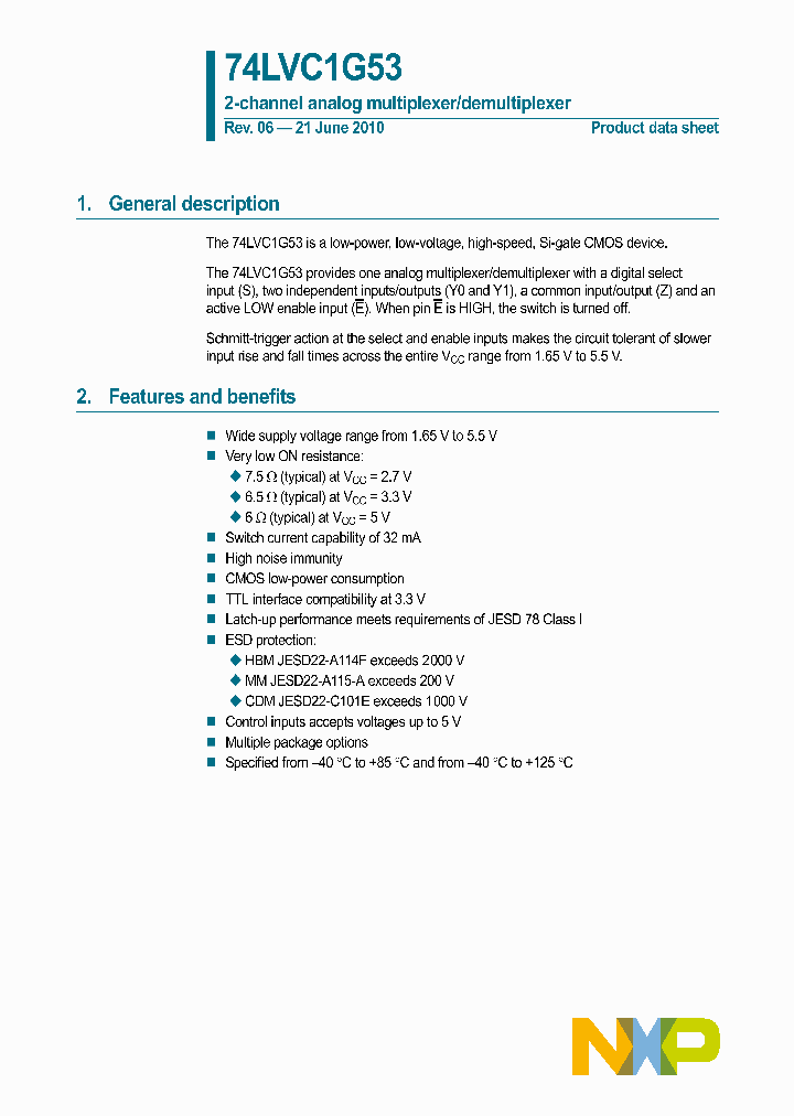 74LVC1G53GT-G_601304.PDF Datasheet